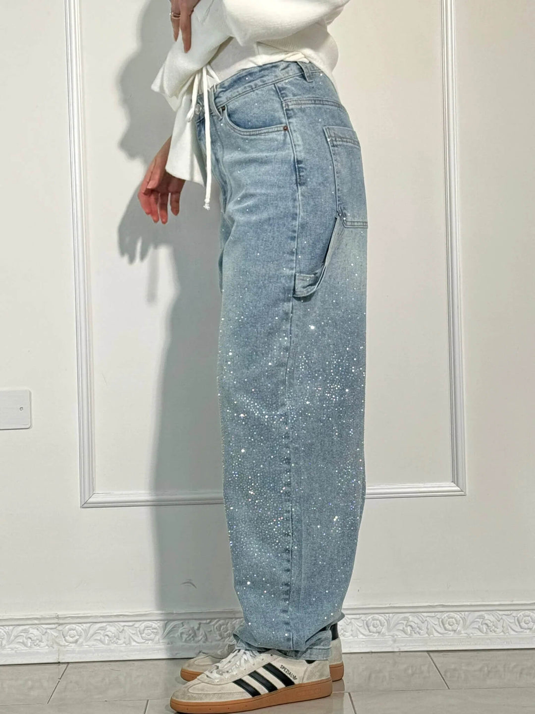Monika - Balloon Shine Denim Jeans