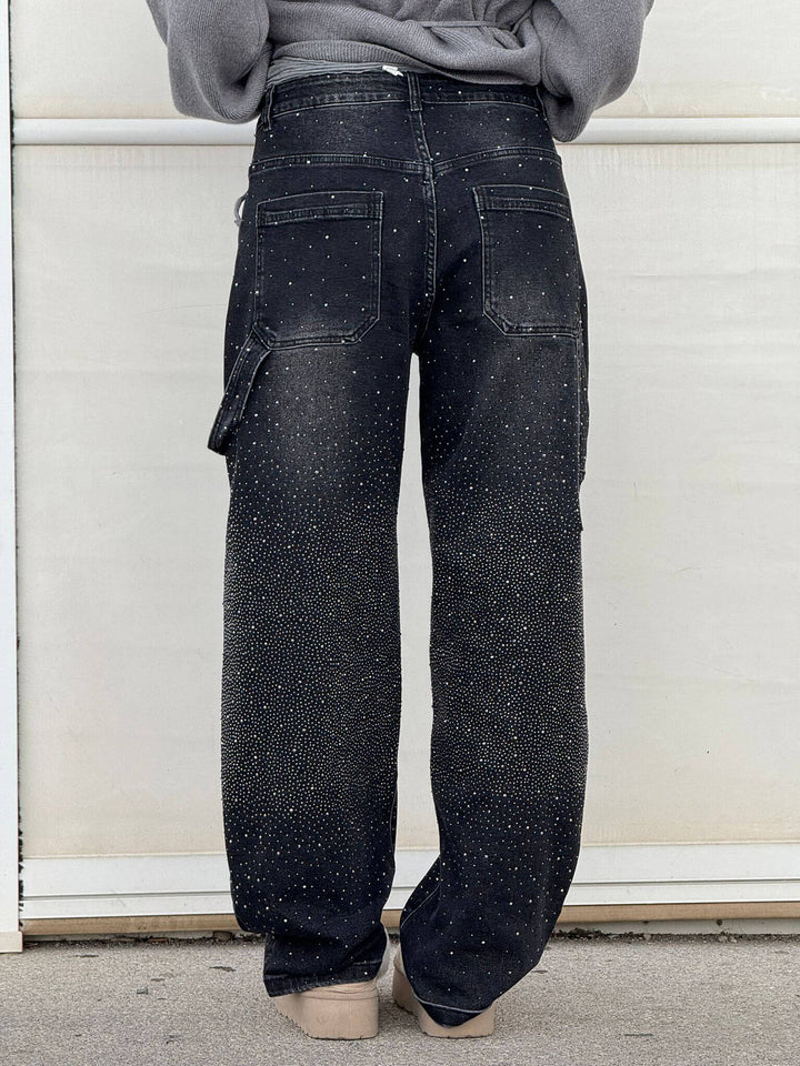 Monika - Balloon Shine Denim Jeans