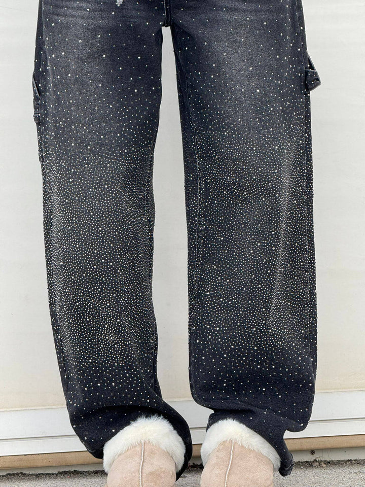 Monika - Balloon Shine Denim Jeans