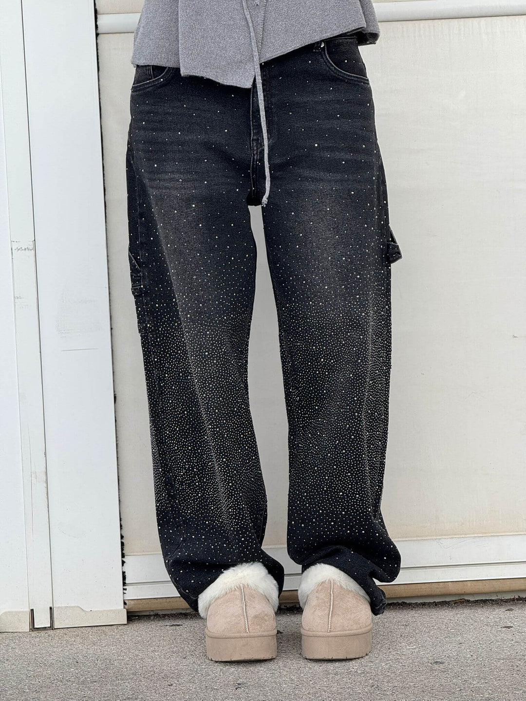 Monika - Balloon Shine Denim Jeans