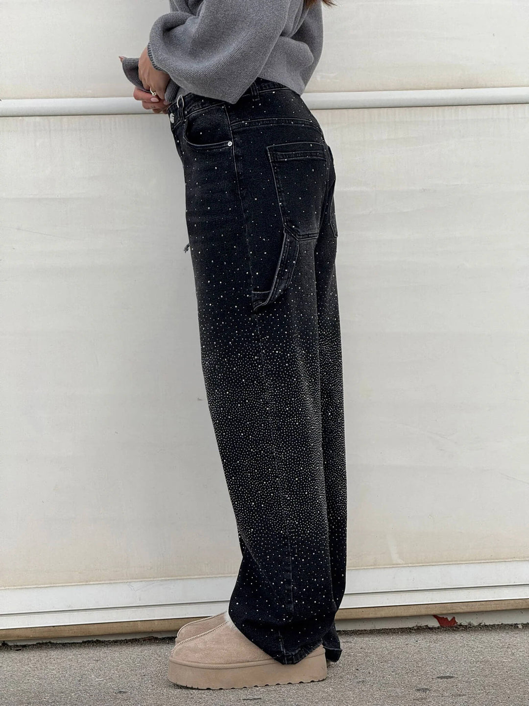 Monika - Balloon Shine Denim Jeans