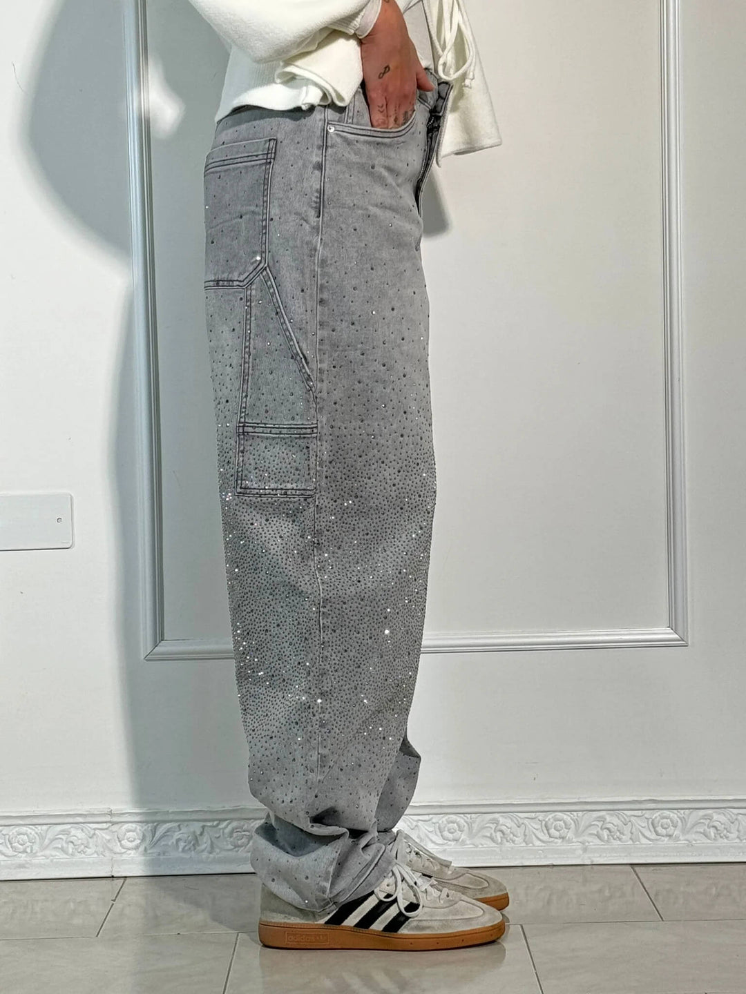 Monika - Balloon Shine Denim Jeans