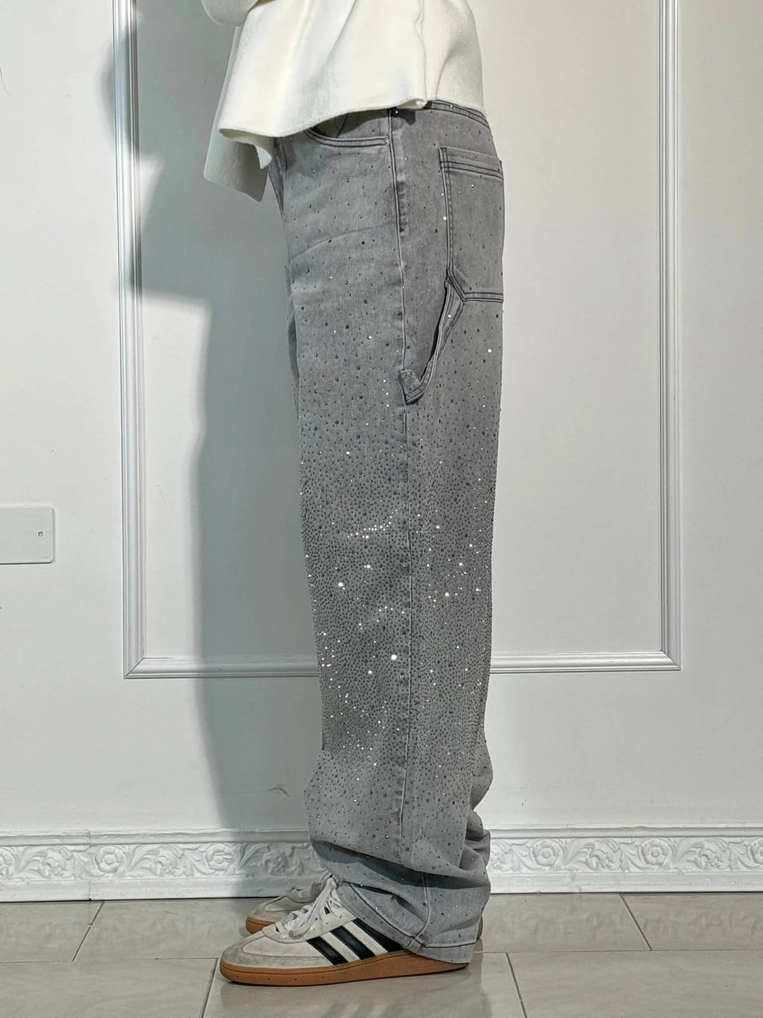 Monika - Balloon Shine Denim Jeans