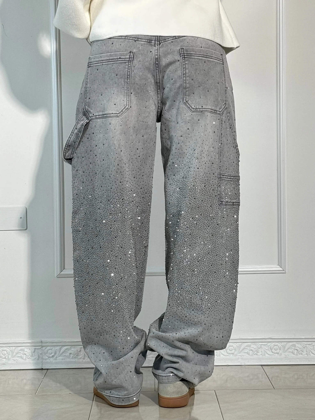 Monika - Balloon Shine Denim Jeans