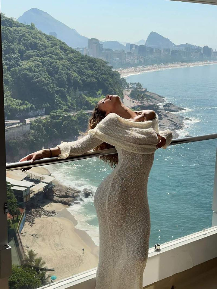 Esme | Off Shoulder Maxi Dress