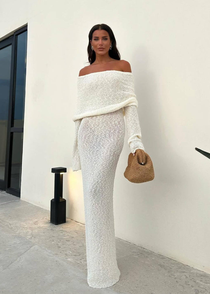 Esme | Off Shoulder Maxi Dress