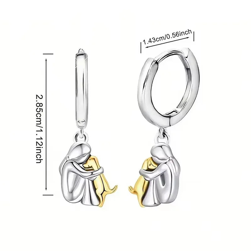 The Infinite Hug | The Soulful Dog Embrace Earrings