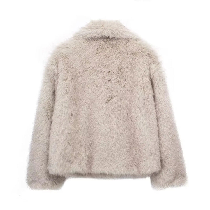 Felina - Burgundy Faux Fur Coat