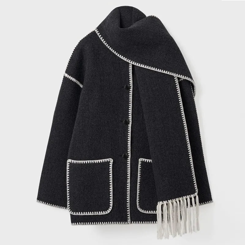 Sierra - Fringe Scarf Jacket