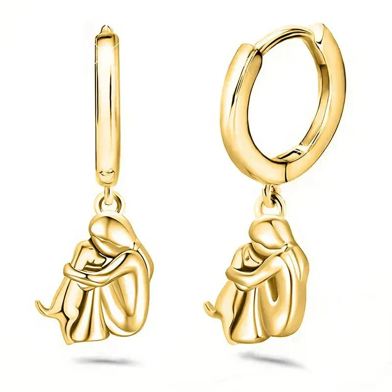 The Infinite Hug | The Soulful Dog Embrace Earrings