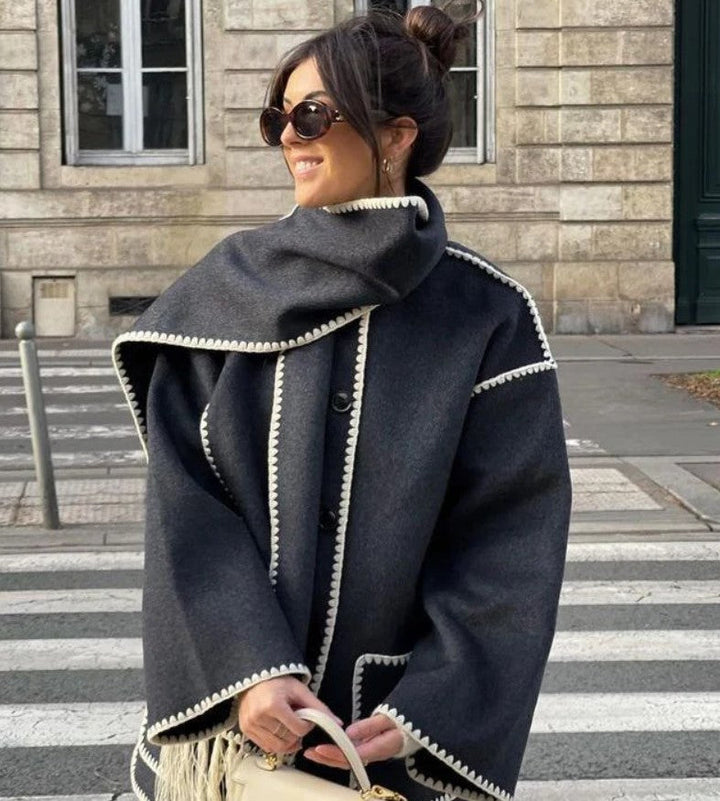 Sierra - Fringe Scarf Jacket