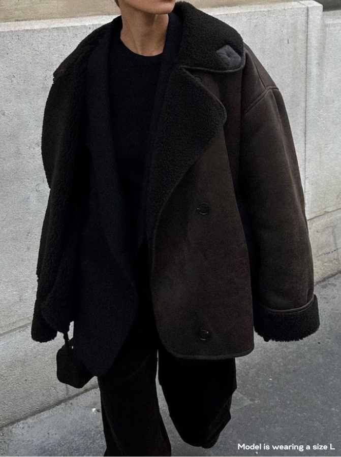 Lila - Cream Vintage Leather Jacket