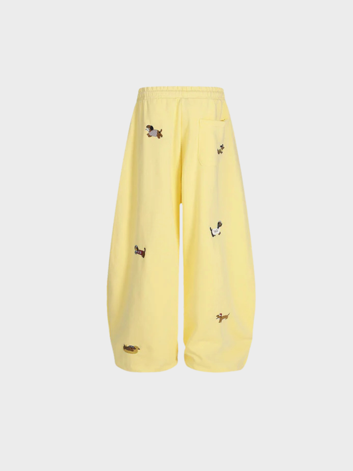 The Pup Embroidered Barrel Sweatpants