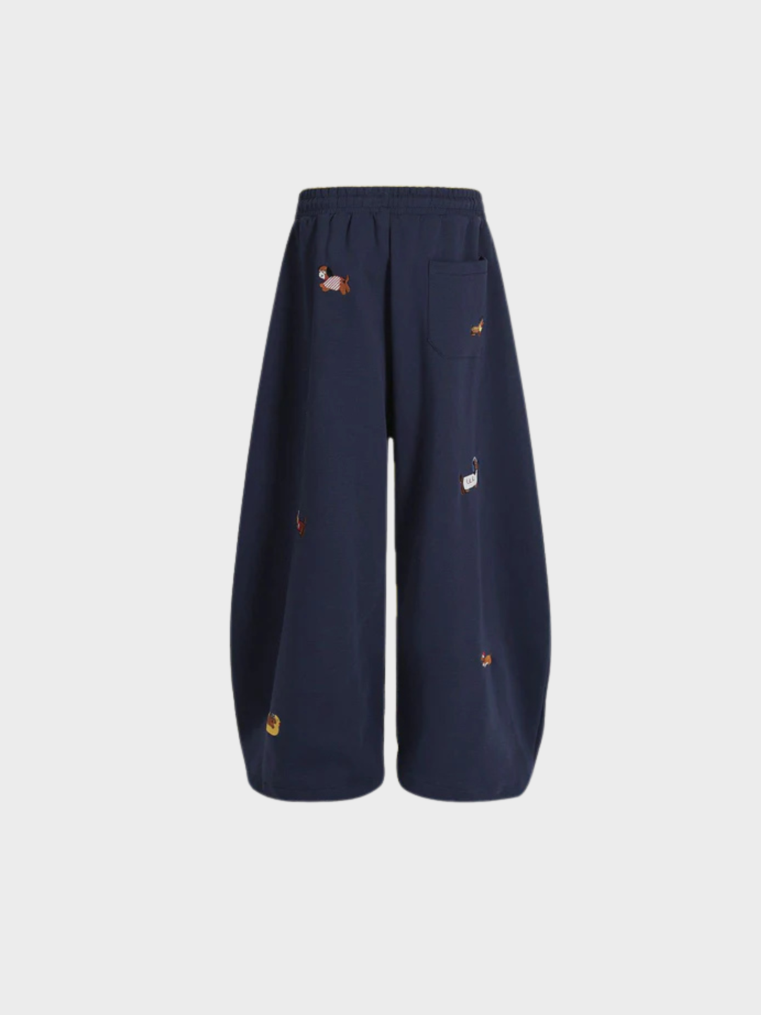 The Pup Embroidered Barrel Sweatpants
