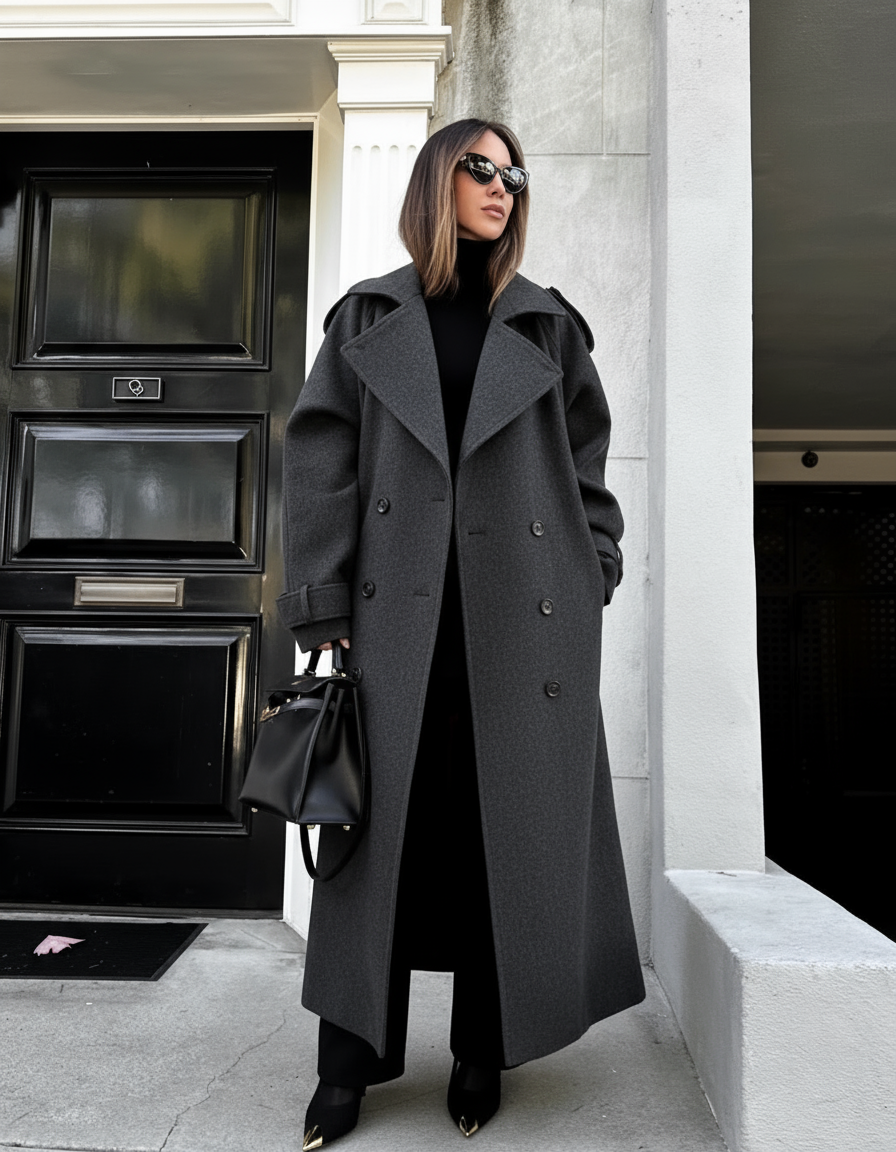 Diana | Tricot Trench Coat