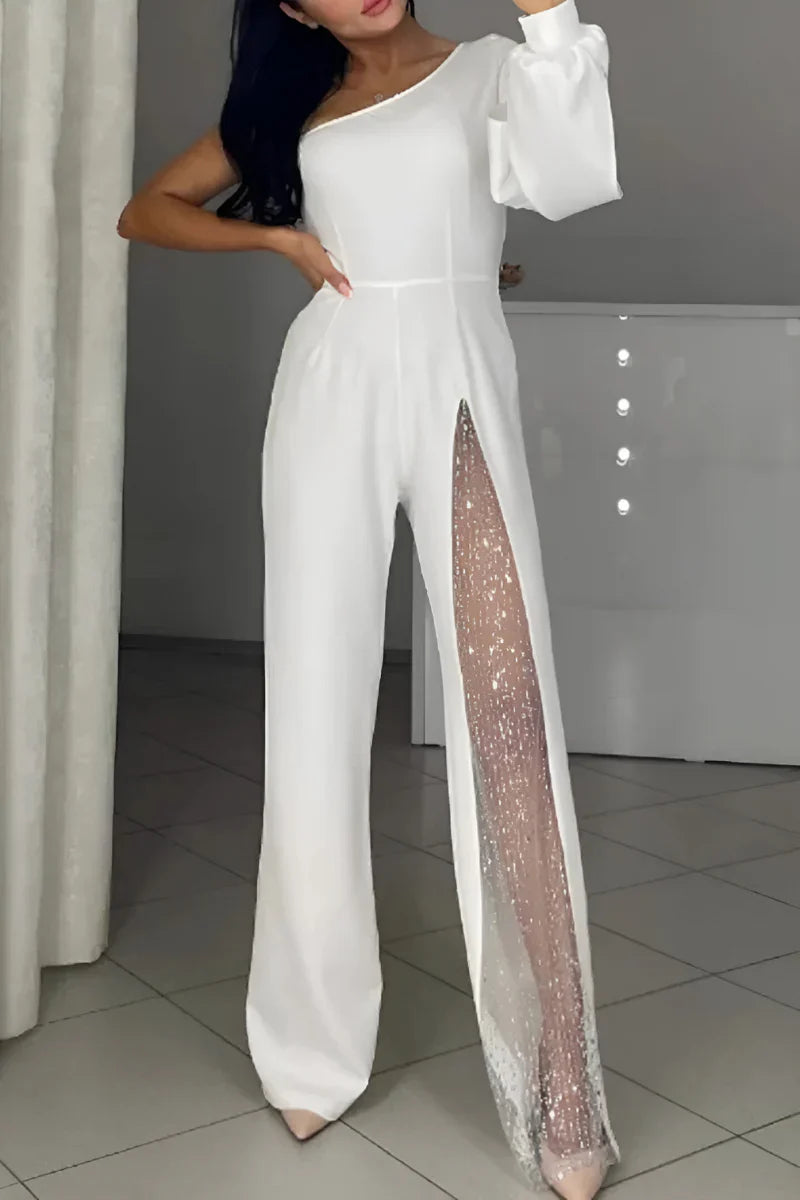 Raya | Shimmer Asymmetric Jumpsuit