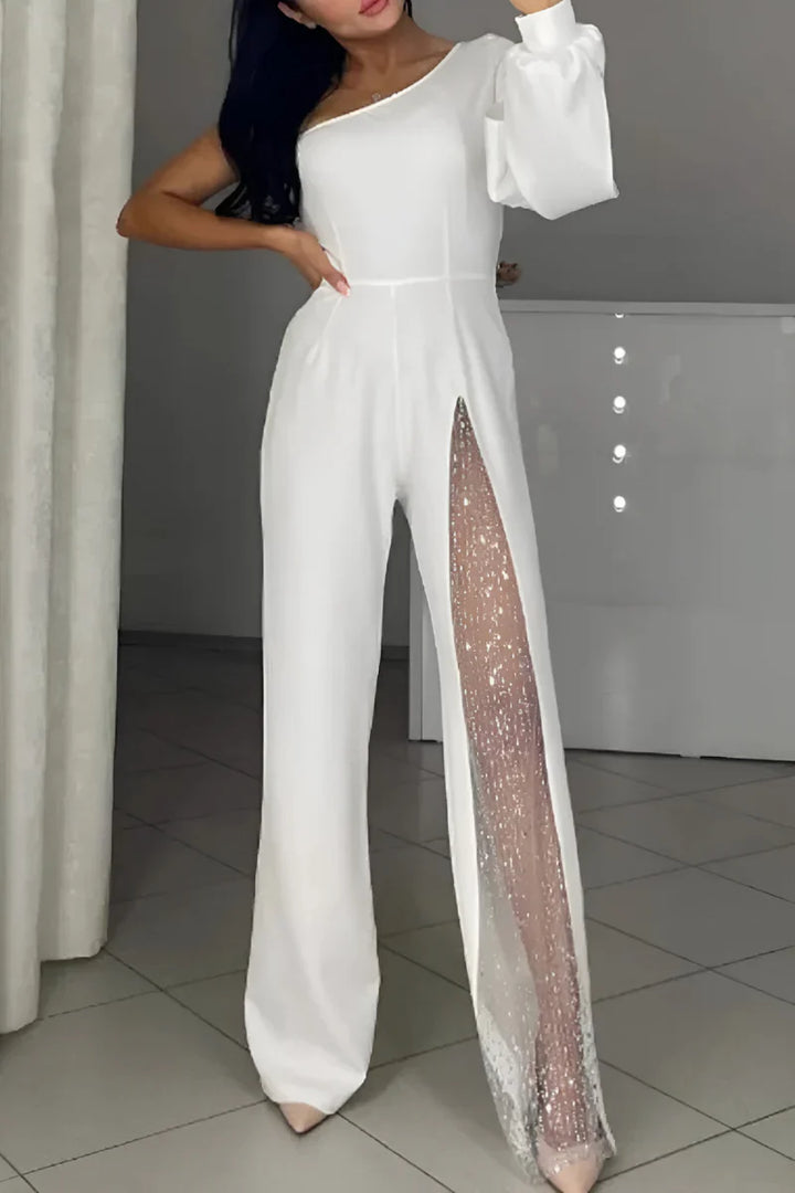 Raya | Shimmer Asymmetric Jumpsuit