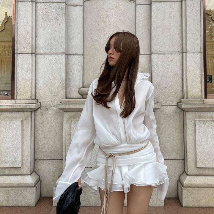 Vera | Pleated Mini Dress