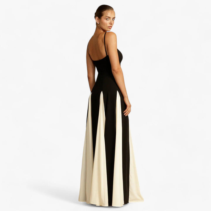 Evelyn - Contrast Maxi Dress
