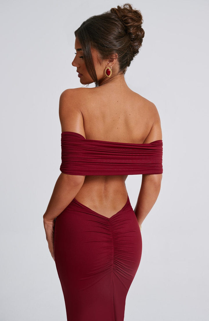 Azrya - White Backless Maxi Dress