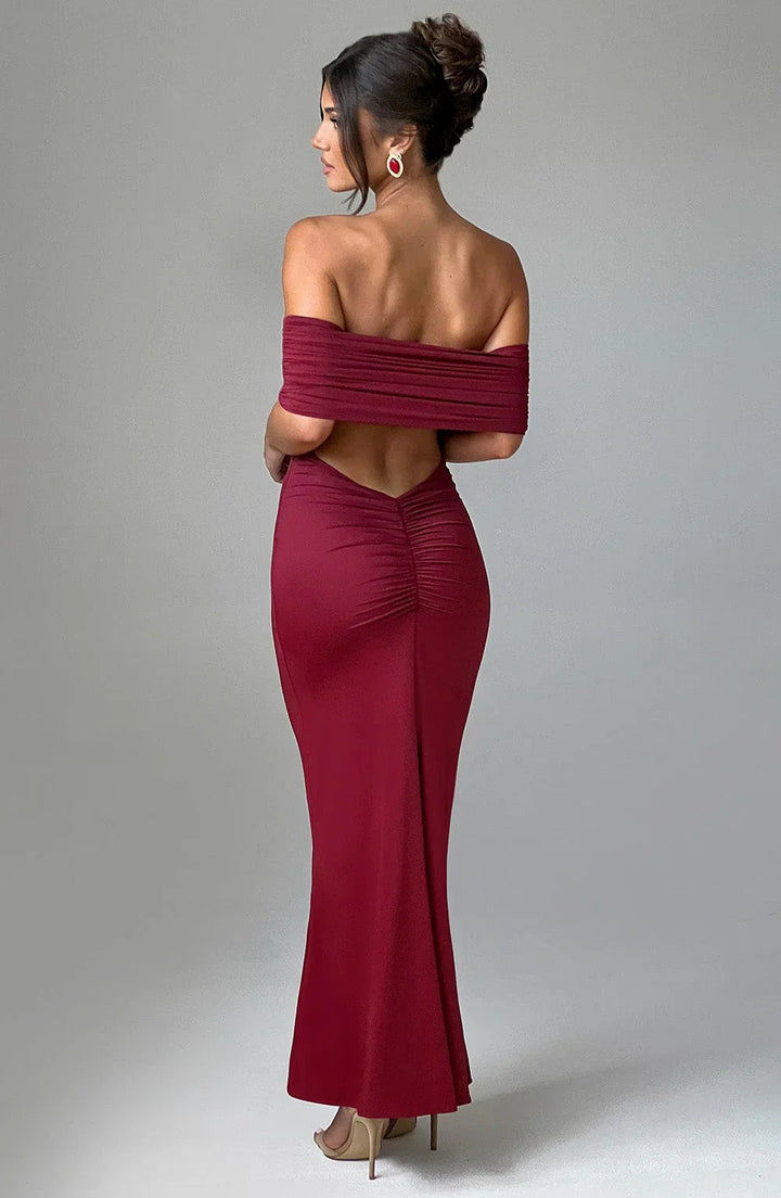 Azrya - White Backless Maxi Dress