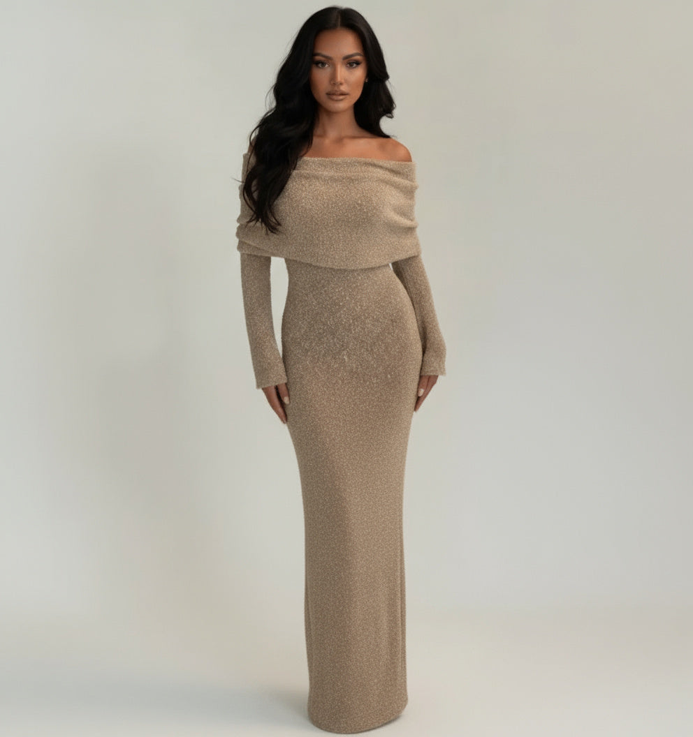 Esme | Off Shoulder Maxi Dress