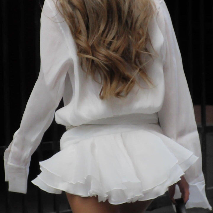 Vera | Pleated Mini Dress