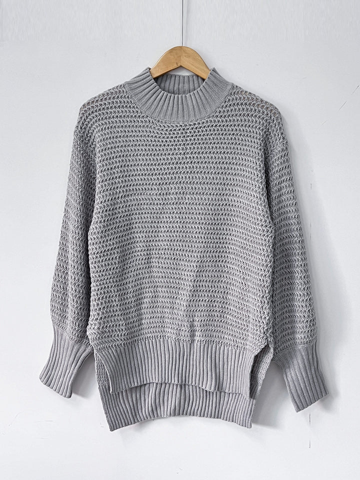 Teresa - Knitted Sweater With Slit