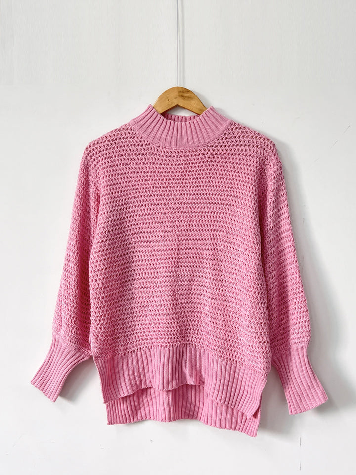 Teresa - Knitted Sweater With Slit