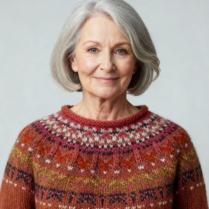 Alice | Classic Icelandic Wool Knit Sweater