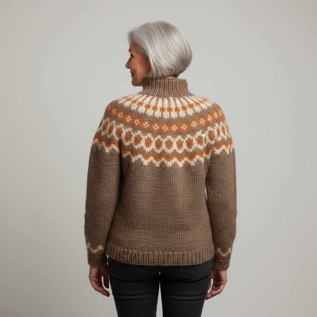 Lydia | Classic Icelandic Wool Knit Sweater