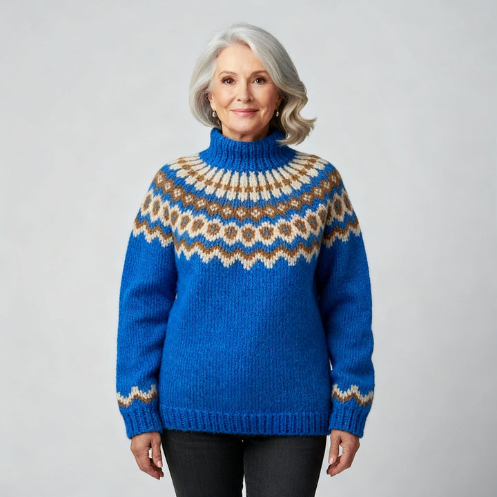 Lydia | Classic Icelandic Wool Knit Sweater