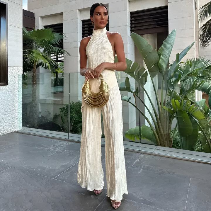 Stella - Pleated Asymmetric Set