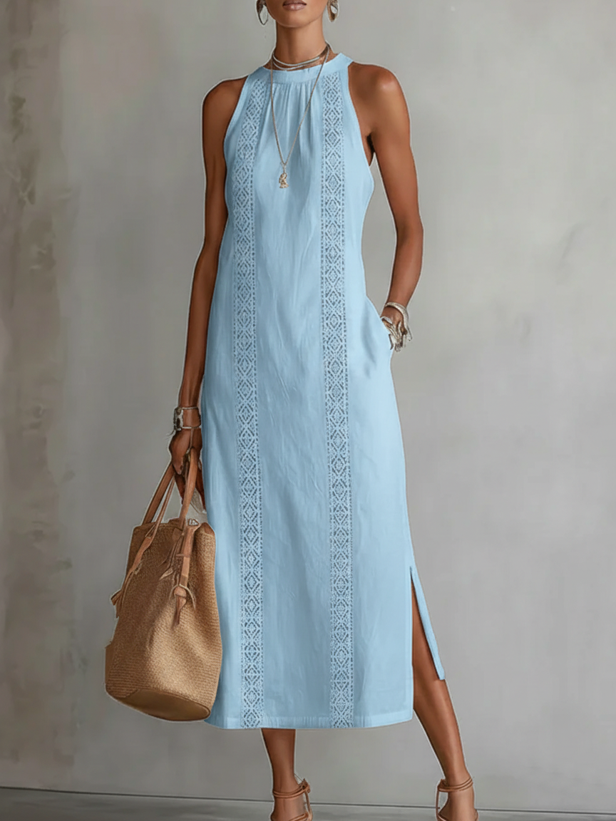 Athena | Embroidered Maxi Dress