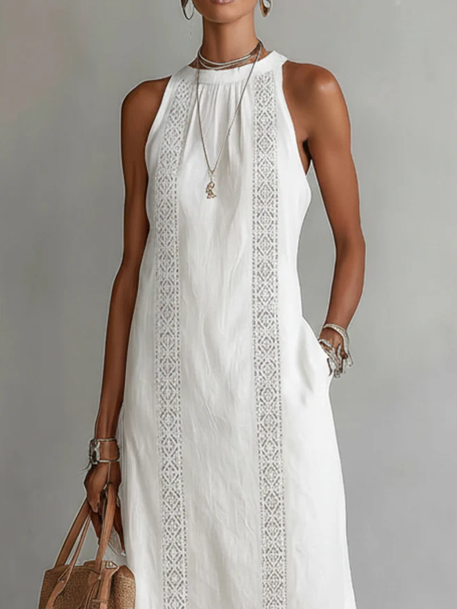 Athena | Embroidered Maxi Dress