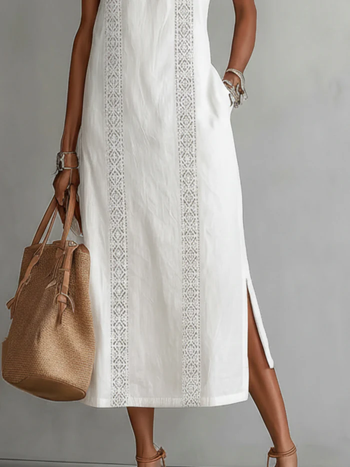 Athena | Embroidered Maxi Dress