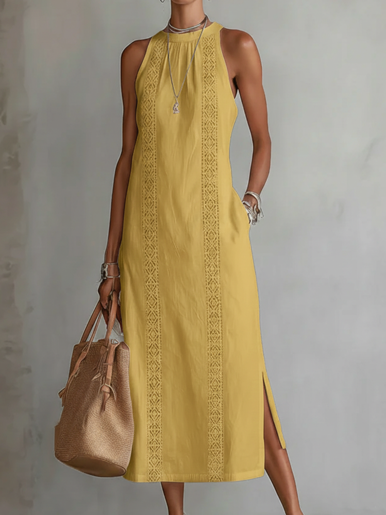 Athena | Embroidered Maxi Dress