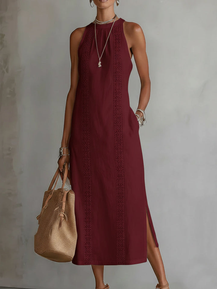 Athena | Embroidered Maxi Dress