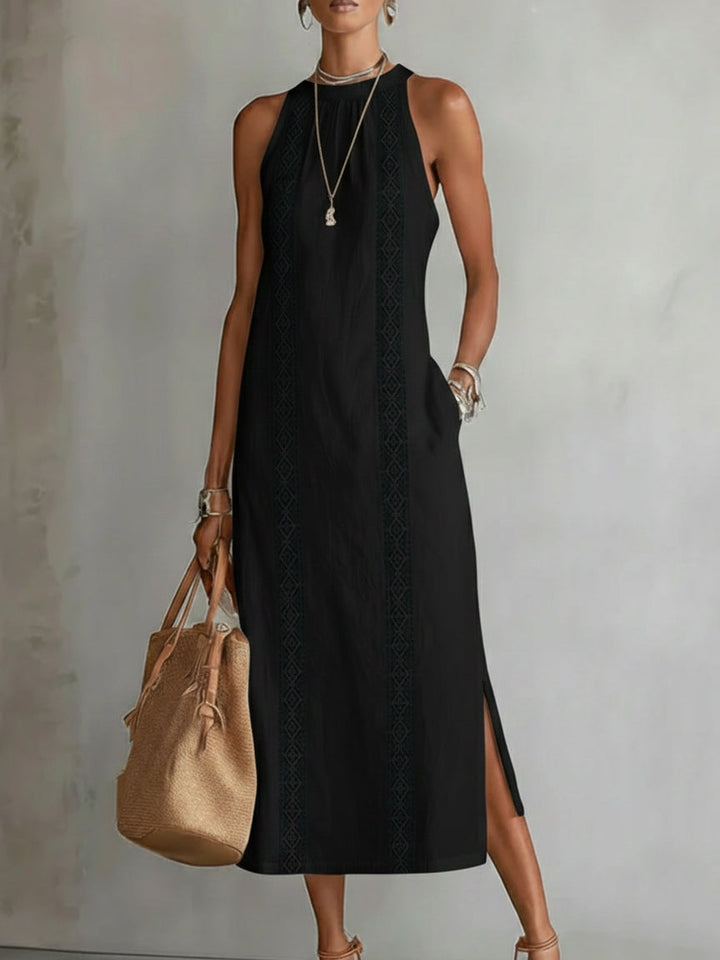 Athena | Embroidered Maxi Dress
