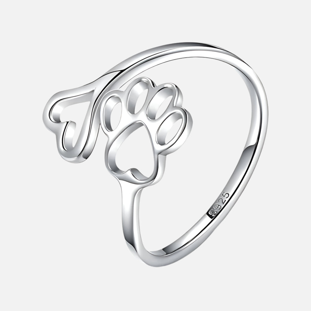 Infinity Footprint | The Heartbeat Paw Ring