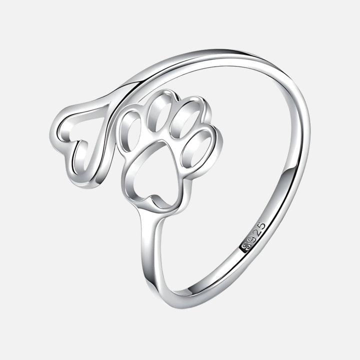 Infinity Footprint | The Heartbeat Paw Ring