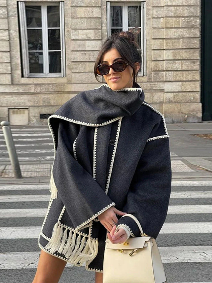 Sierra - Fringe Scarf Jacket