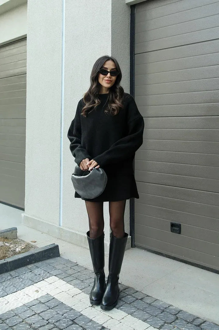 Olivia - Jumper And Mini Skirt Knitted Co-Ord