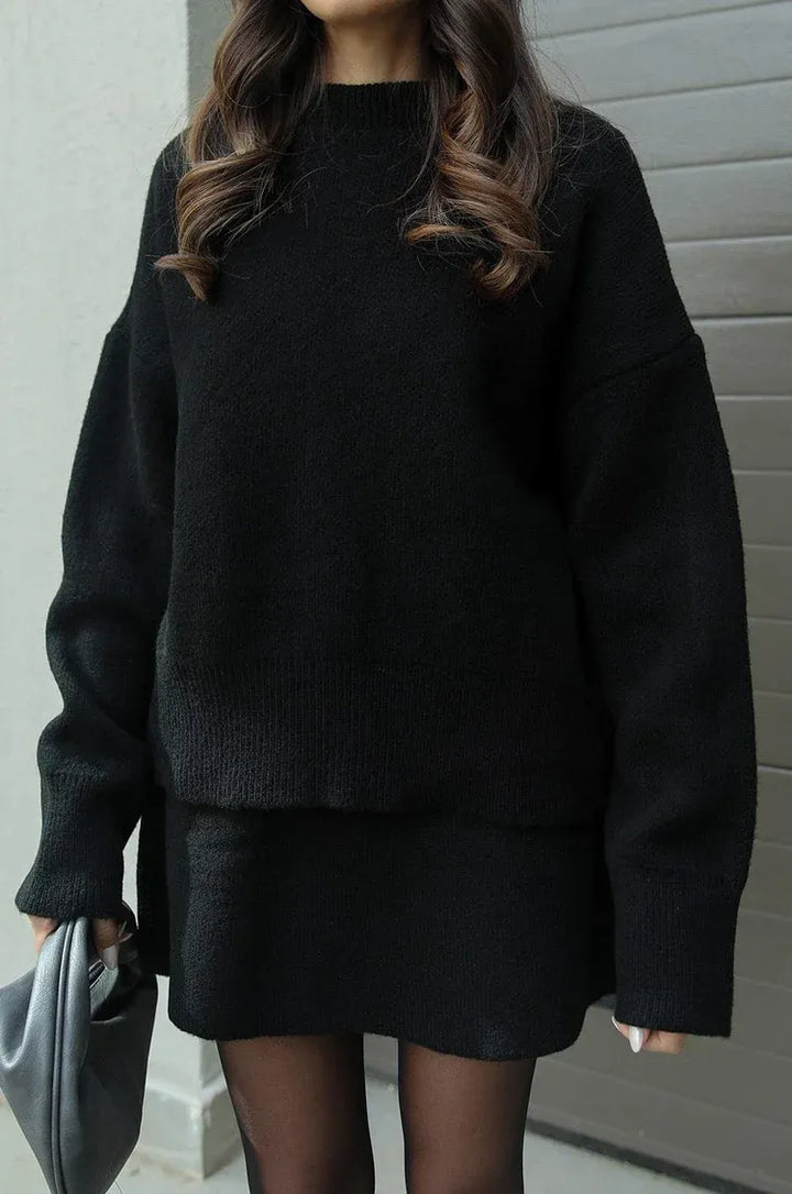 Olivia - Jumper And Mini Skirt Knitted Co-Ord