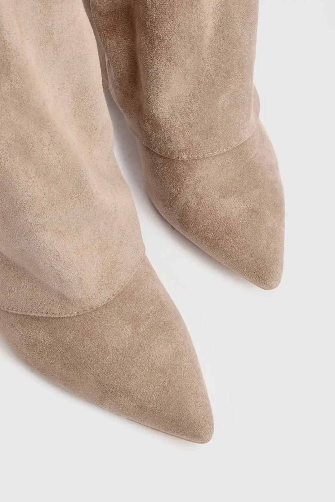 Orie | Buckle Pointed-Toe Knee-High Boots