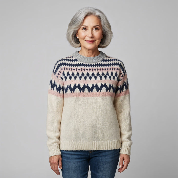 Nora | Classic Icelandic Wool Knit Sweater