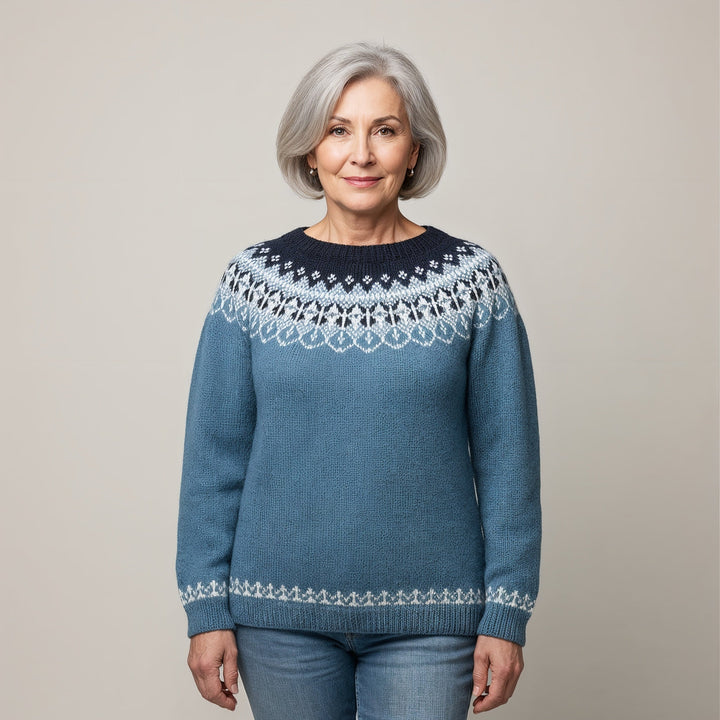 Yara | Classic Icelandic Wool Knit Sweater