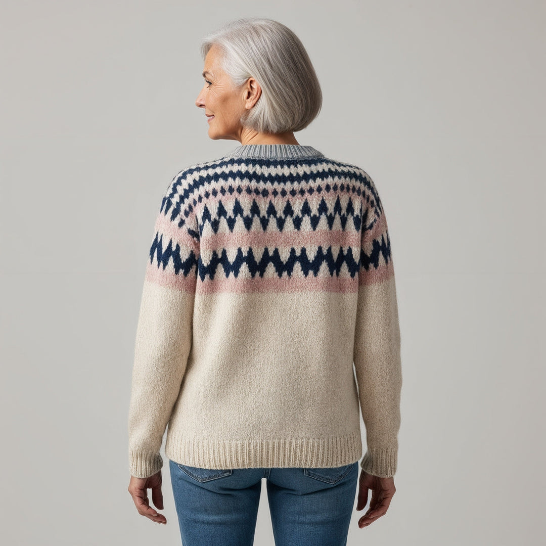 Nora | Classic Icelandic Wool Knit Sweater