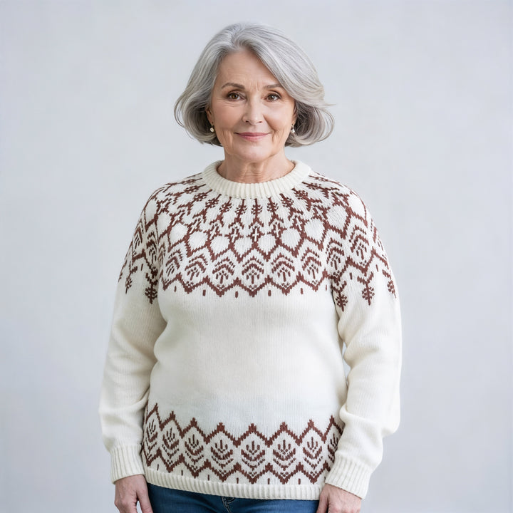 Oona | Classic Icelandic Wool Knit Sweater