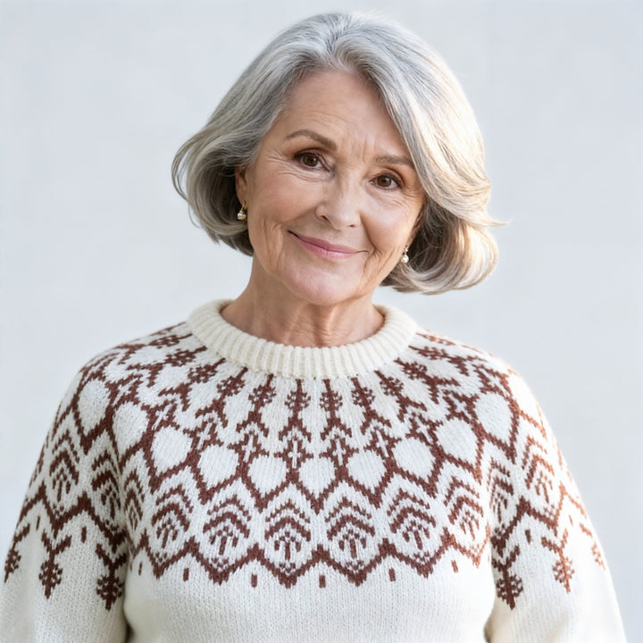 Oona | Classic Icelandic Wool Knit Sweater